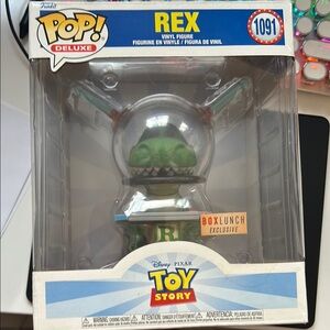 Funko Pop! Deluxe Rex in Clear Dome